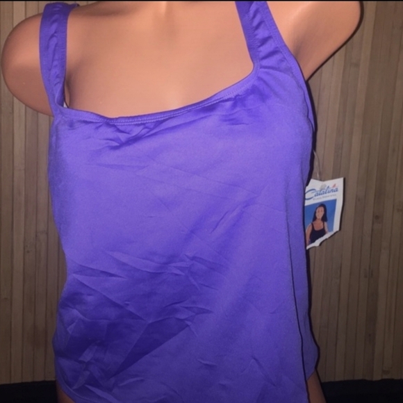 🎉NEW Catalina Tankini Swim top plus Sz 3X - Picture 1 of 4